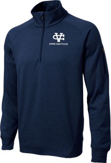 Sport-Tek Tech Fleece 1/4-Zip Pullover, AMSE, True Navy